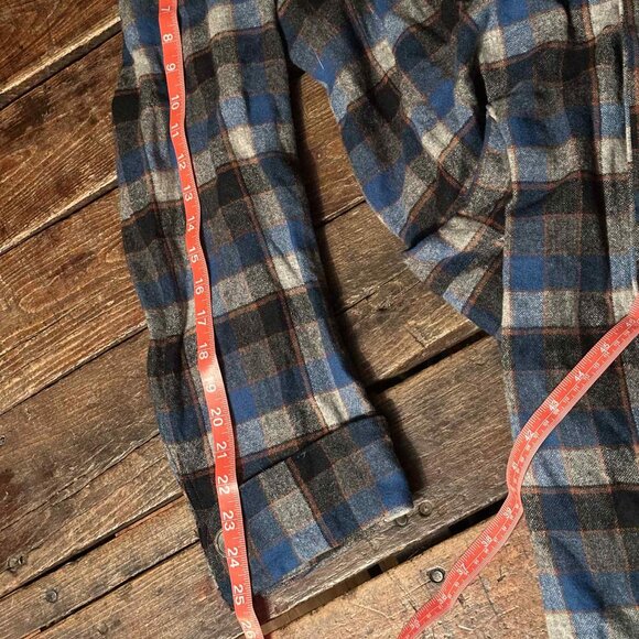 Vintage Pendleton 100% Virgin Wool Medium Men's Plaid Bath Robe. Made in US! - Picture 7 of 10